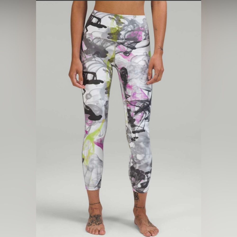 Lululemon Throwback Print Double Lined Align High… - image 6